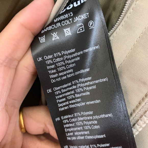 Barbour PLUS Colt Waterproof Trench Coat Beige - Picture 6 of 8